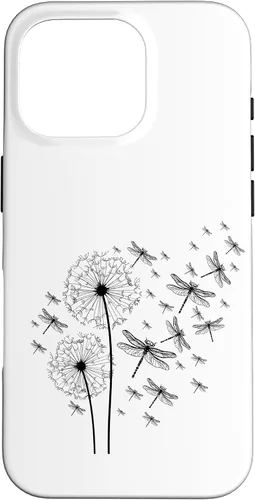 Vista 20 de Funda para iPhone 12/12 Pro Wildlife Animal Insect Dandelion Dragonfly