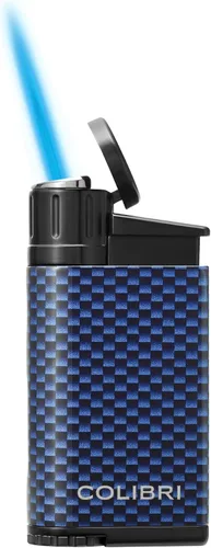 Vista 12 de Colibri EVO - Encendedor de butano recargable con llama de un solo chorro en ángulo, resistente al viento, fácil de usar, con agarre de fibra