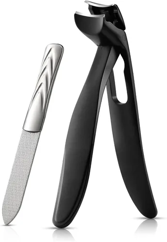 Vista 13 de BEZOX Cortaúñas Ergonómico de Cabeza Angulada para Uñas Gruesas de los Pies para Personas Mayores - Cortaúñas Grandes para Uñas Gruesas y Encarnadas