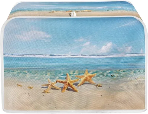 Vista 32 de Fundas decorativas para tostadora de notas musicales otoñales de 2 rebanadas para electrodomésticos de cocina pequeños, cubierta reversible