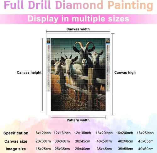 Vista 2 de Kits de pintura de diamantes 5D para bricolaje, animales coloridos, taladro completo, kits de pintura de diamantes, arte de diamantes de animales