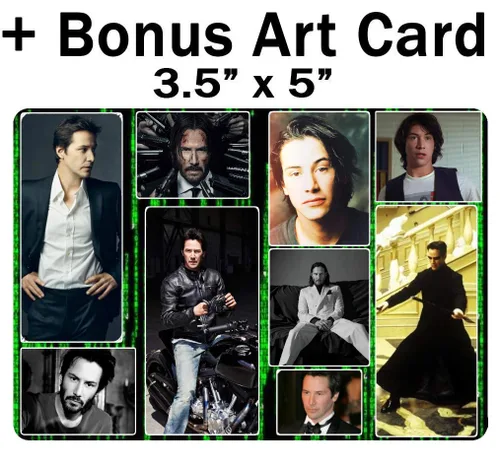 Vista 2 de John Wick Chapters 1-3 Complete DVD Keanu Reeves Movie Series with Bonus Glossy Art Print