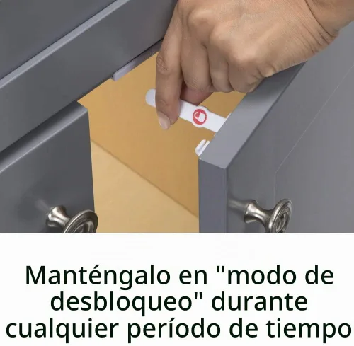 Vista 10 de Safety 1st Pestillo adhesivo para gabinete, 12 piezas, talla única