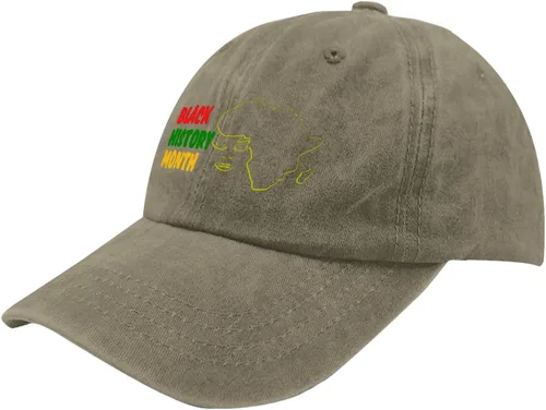 Vista 2 de Hats Black History Month Baseball Caps, Vintage Baseball Cap for Men