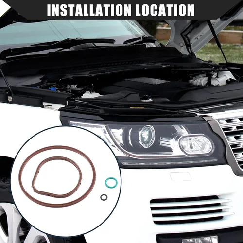 Vista 2 de Kit de sellado de bomba de vacío de 5.0 L para Land Rover Discovery 2017-2020/3.0L juntas de bomba de vacío para Jaguar F-Pace 2017-2020