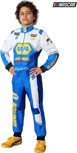 Vista 2 de Disfraz oficial de Chase Elliot NASCAR para niños mono NASCAR para niños