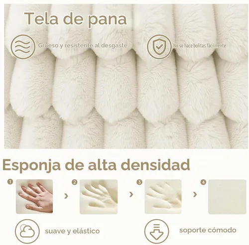 Vista 5 de Sofá modular de nube seccional de 108 pulgadas para sala de estar, asiento profundo en forma de L, sofá sin hueso con diván de gran tamaño, cómodo
