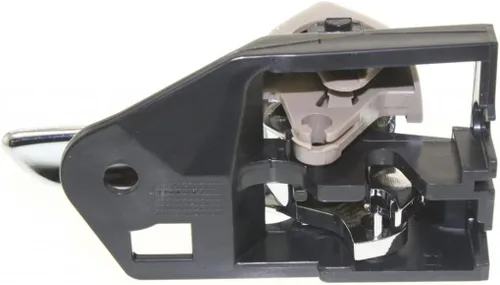Vista 2 de Para Toyota Avalon 2005-2012 Manija de puerta interior delantera o trasera, lado del conductor palanca cromada Con botón de bloqueo de puerta