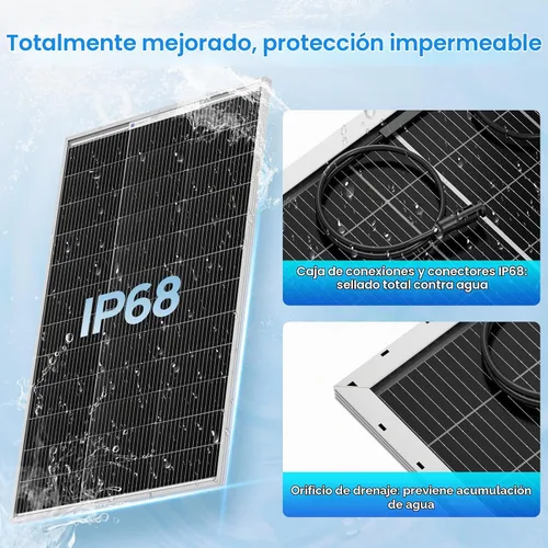Vista 5 de ECO-WORTHY - Panel solar 100 W, 195 W