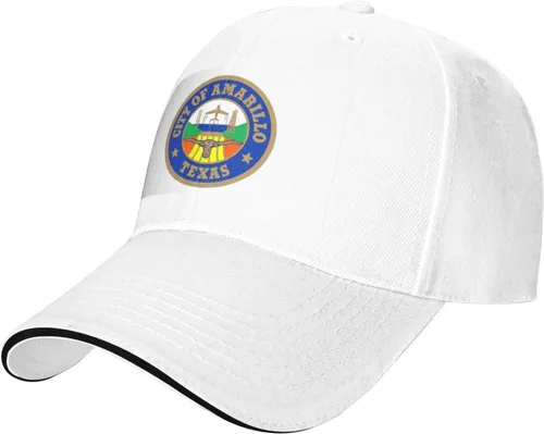 Vista 12 de Amarillo Texas Seal Baseball Cap for Men Women Hats Adjustable Outdoor Trucker Hat