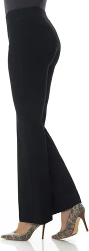 Vista 2 de Rekucci Secret Figure - Pantalón con corte de bota y cintura elástica para mujer, con control de abdomen