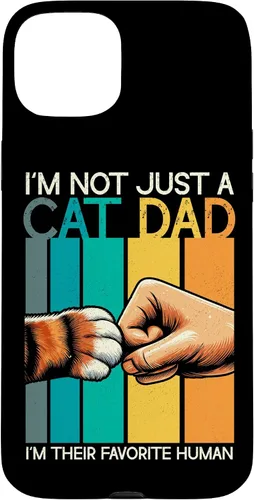 Vista 9 de Cat Dad Father Cat Lover Parent Father's Day Papa Fatherhood Case for iPhone 16