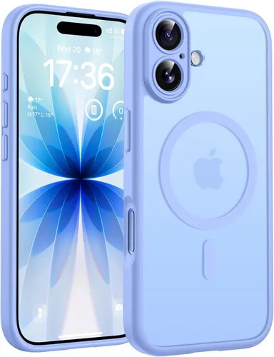 Vista 208 de TOCOL Funda para iPhone 11, compatible con Magsafe, protección completa de cámara, imanes integrados, protección contra caídas, funda translúcida