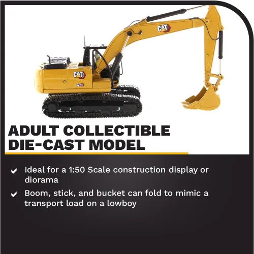 Vista 3 de 1:50 Caterpillar 323 GX Excavadora hidráulica - Serie High Line por Diecast Masters