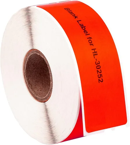 Vista 5 de Labellines - Etiquetas de dirección compatibles con DYMO 30252 RED 10 rollos (1-1/8 x 3-1/2 pulgadas), sin BPA