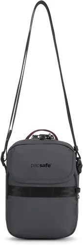Vista 2 de Pacsafe Metrosafe X - Bandolera compacta antirrobo, se adapta a tabletas de 8 pulgadas, color pizarra, Pizarra