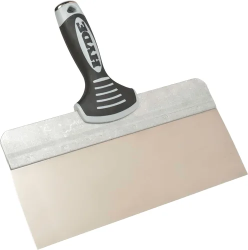 Vista 2 de Hyde Tools 09343 - Cuchillo de cinta de acero inoxidable (12.0 in, con parte trasera extruida), color azul