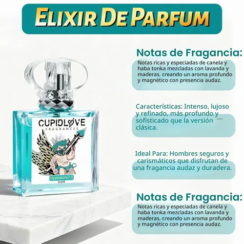 Vista 2 de CUPIDLOVE Eau De Parfum Spray - Colonia de feromonas para hombre, perfume de larga duración, regalo ideal para el día de San Valentín para ocasiones