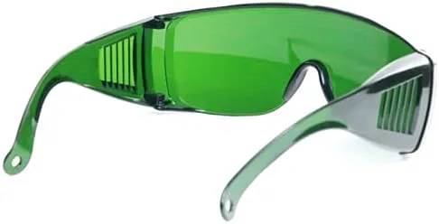 Vista 5 de Gafas de seguridad láser 200-450nm y 800-2000nm 405nm OD4+450nm 808nm 1064nm YAG gafas protectoras con caja