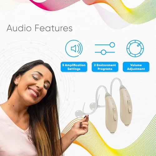 Vista 5 de El amplificador auditivo digital Tweak para ayudar a la amplificación de sonido personal con cinco modos de escucha preprogramados amplifica