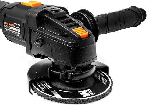 Vista 9 de WEN Amoladora angular inalámbrica, sin escobillas con batería de iones de litio de 20 V máx. 4.0 Ah y cargador (20944), color negro