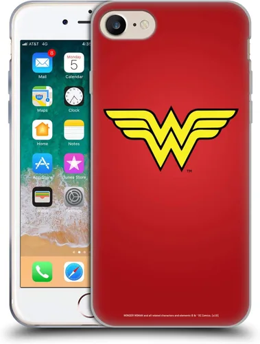 Vista 22 de Head Case Designs Funda de gel suave con licencia oficial de Wonder Woman DC Comics Classic Logos compatible con Apple iPhone 7 Plus/iPhone 8 Plus