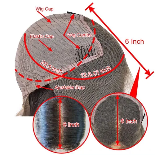 Vista 9 de Pelucas de cabello humano brasileño Remy brasileño con encaje frontal transparente HD de 13 x 6 pulgadas, color rubio miel, para mujeres negras, sin