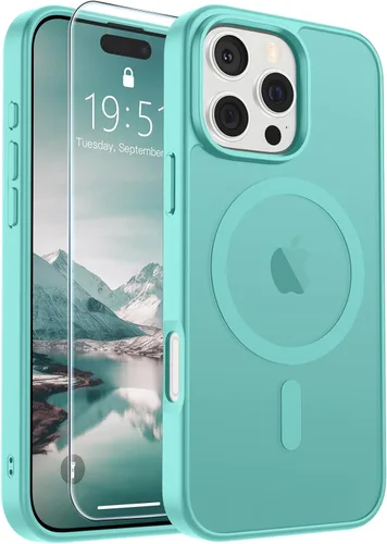 Vista 264 de SUPFINE Funda magnética para iPhone SE 2022 (3ª)/2020 (2ª), iPhone 8 (compatible con MagSafe) (protección contra caídas de grado militar), funda
