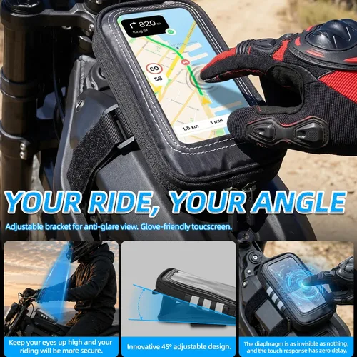 Vista 2 de CHANGCHENG E-Dirt Bike - Funda para batería con pantalla táctil