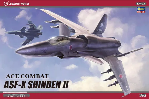 Vista 8 de Escala 1/72 ASF-X SHINDEN II por Hasegawa