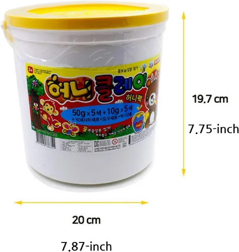 Vista 6 de Donerland Juego de miel de arcilla de miel (1.76 oz x 5 colores + 0.35 oz 5 colores)
