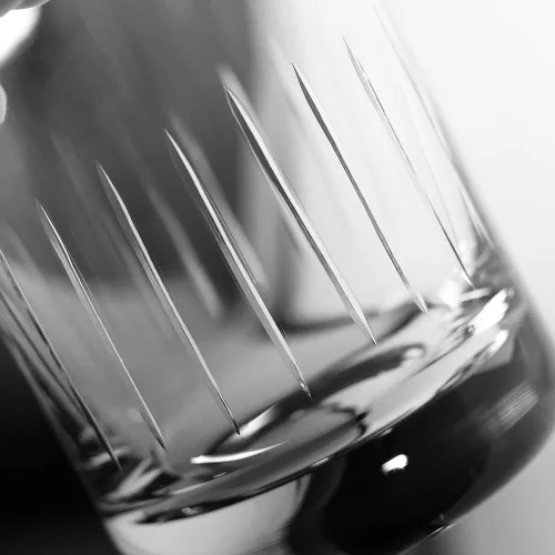 Vista 5 de BaveL Vaso mezclador de cristal, cristal profesional extra grande de 20 onzas, vidrio mezclador sin plomo, diseño sin costuras de alta calidad, gran