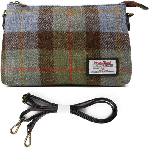 Vista 4 de ICObuty Harris Tweed - Bolso bandolera pequeño para mujer, con correa ajustable