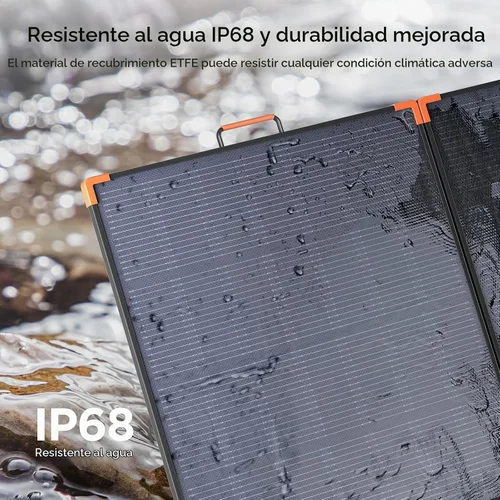 Vista 3 de ZOUPW 180W Panel solar portátil tipo N 16BB para central eléctrica 25% Efficiency Foldable Solar Panel for Jackery/Ecoflow/Bluetti/Anker, IP68