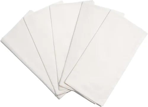 Vista 16 de Toallas de saco de harina Beige - 100% algodón orgánico, paquete de 5, 68.6 x 68.6 cm, toallas de cocina beige altamente absorbentes - Toallas
