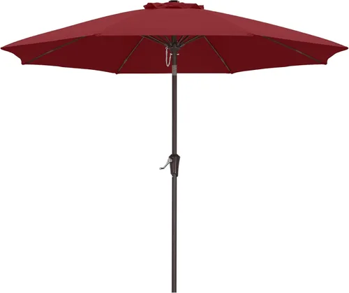 Vista 28 de ABCCANOPY 7.5FT Patio Umbrella Outdoor 6 RibsTable Umbrella(Brown)