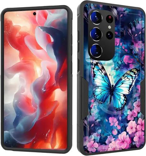 Vista 215 de Funda magnética para Galaxy A16 5G, [compatible con MagSafe] [protección contra caídas de grado militar] Funda resistente a prueba de golpes