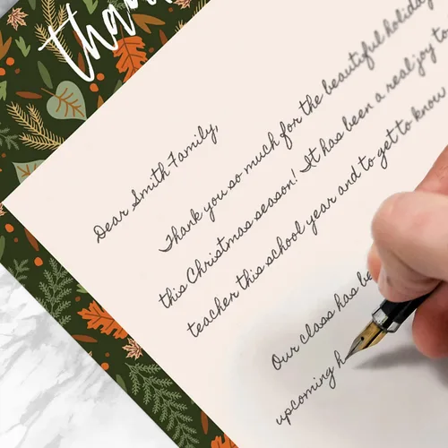 Vista 3 de Membrete festivo de Acción de Gracias, 50 hojas, papel festivo de otoño de 8.5 x 11 pulgadas, papel decorativo de hojas de otoño con membrete