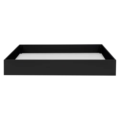 Vista 6 de Babyletto Tiptoe - Cama nido de almacenamiento, tamaño individual, color negro
