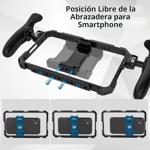 Vista 5 de Nitze Soporte universal para teléfono inteligente - T-MP01B