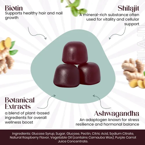 Vista 9 de Evere RootRise Gummies - Gomitas Shilajit + Ashwagandha