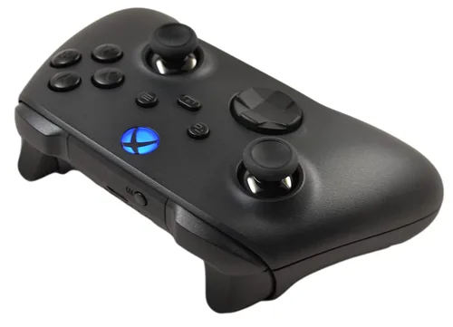 Vista 4 de MODDEDZONE Black Out Smart Rapid Fire Custom Modded Controller Compatible with Xbox One SX for All Major Shooter Games control via phone APP