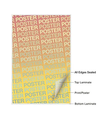 Vista 2 de Cartel de borrado en seco de 24 x 36 pulgadas