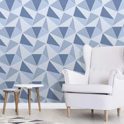 Vista 8 de Fine Decor Wallcoverings FD41993 UK Apex Geo - Papel pintado de pared lateral, oro rosa, rollo completo, 33.0 ft* 20.5 in