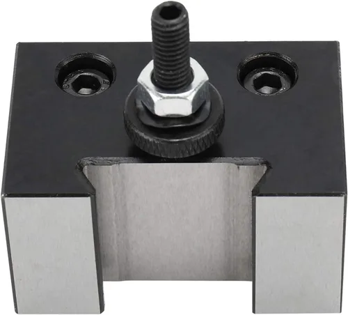 Vista 6 de Toolly 0XA Wedge Type Quick Change Tool Post Set para Mini Torno de hasta 6-9 pulgadas Swing OXA Tool POST