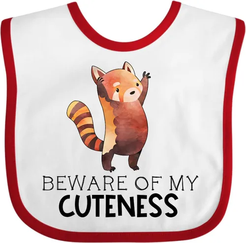 Vista 6 de inktastic Beware Of My Cuteness Cute Red Panda Babero