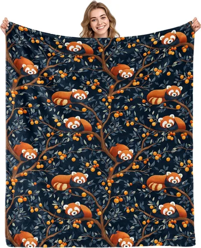 Vista 20 de Manta de animales del zoológico, regalos para los amantes del bosque, animales salvajes, oso, búho, sika, ciervo, ardilla, mapache, zorro, conejo