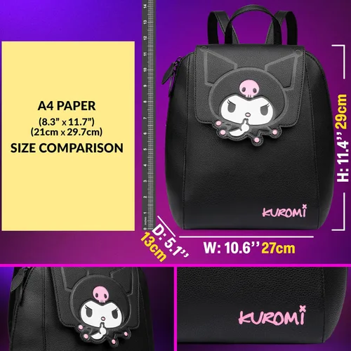 Vista 2 de Mochila Get Trend para Mujeres, Adolescentes, Mini Mochila de Cuero PU, Pequeña Bolsa de Viaje para Escuela, Trabajo, Uso Diario, Regalos