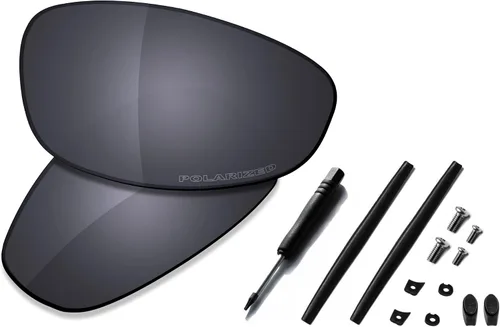 Vista 14 de SAUCER Lentes de repuesto prémium y kits de goma para Oakley Juliet Protección UV400, arañazos, ajuste preciso polarizado oro de 24 quilates