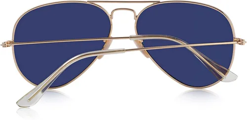 Vista 4 de OLIEYE Classic Aviator Pilot - Gafas de sol polarizadas para hombre y mujer, 2.283in, O8025